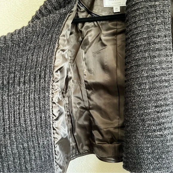 Lucky‎ Brand Women’s Leather Shawl Collar Jacket Size XS